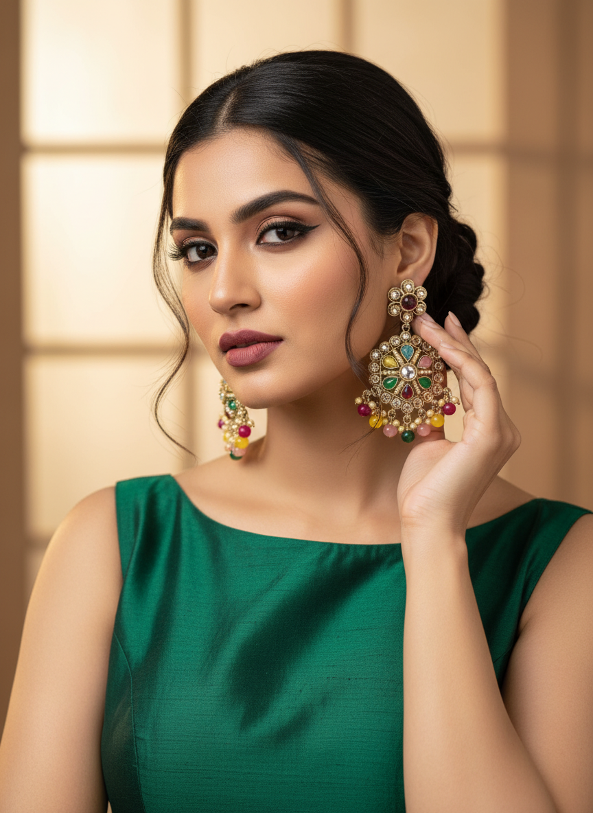 Colorful Traditional Ethnic Earrings